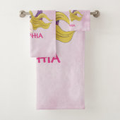 人魚デザインバスタオルセット バスタオルセット (インサイチュ)