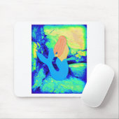 人魚デザイン マウスパッド (マウス)
