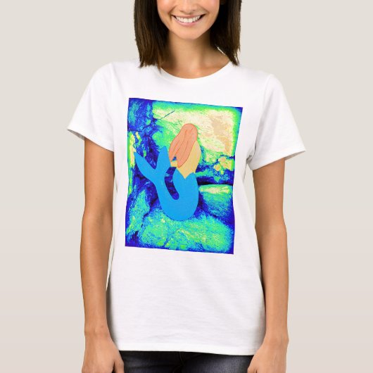 人魚デザイン Tシャツ (正面)