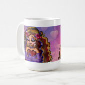 "人魚ハート"のマグ コーヒーマグカップ (正面左)