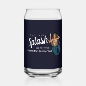 人魚パーソナライズされたバチェロレッテ ガラス缶 (裏面)