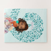 人魚パーソナライズされた ジグソーパズル (横)