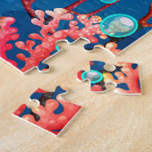 人魚パーソナライズされた ジグソーパズル (側面)