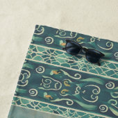 人魚パーソナライズされた ビーチタオル (インサイチュ)