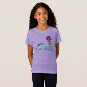 人魚パーソナライズされた Tシャツ (正面フル)