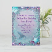 人魚パーティー招待状 招待状 (スタンド正面)