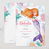 人魚パーティー2 招待状 (正面/裏面)