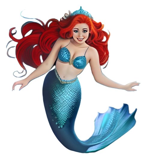 人魚ビニールネームステッカー シール