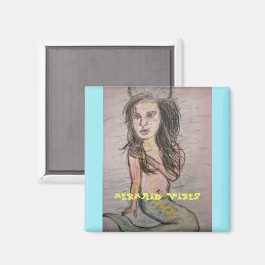 人魚ビベス マグネット (正面/裏面)