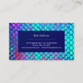 人魚フェイク虹彩効果 名刺 (裏面)