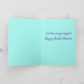 人魚ブライダルシャワーカード カード (内部)