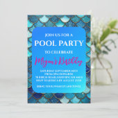人魚プールパーティの招待状 招待状 (スタンド正面)