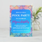 人魚プールパーティーの招待状 招待状 (スタンド正面)