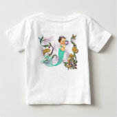 人魚ベイビー ベビーTシャツ (裏面)