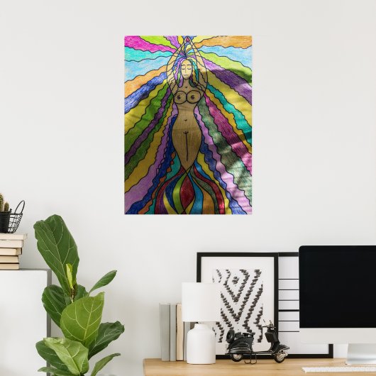 人魚ポスター ポスター (ホームオフィス)