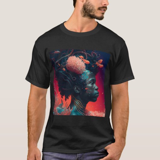 人魚マグマ Tシャツ (正面)