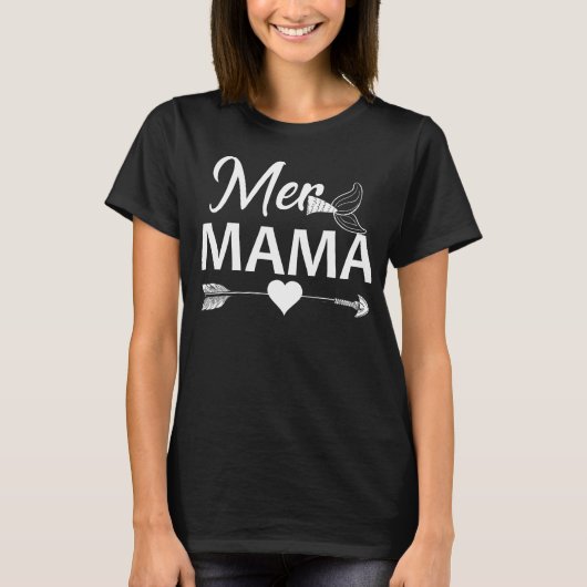 人魚ママ Tシャツ (正面)