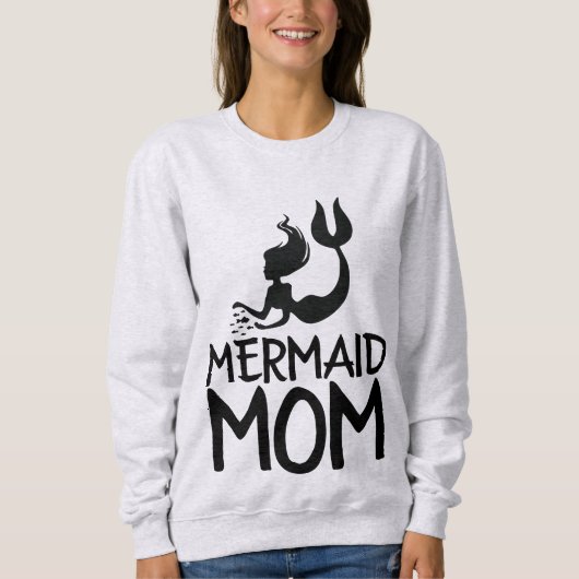 人魚ママTシャツ スウェットシャツ (正面)