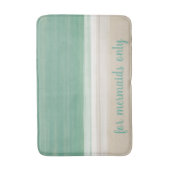 人魚モダンの海ビーチ バスマット (正面縦)