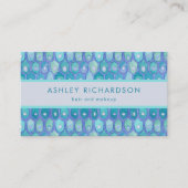 人魚モダン姫|エレガントティール（緑がかった色） 名刺 (正面)