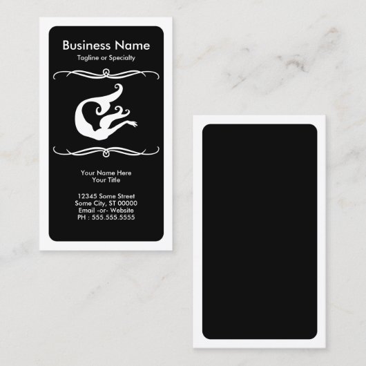 人魚モダン 名刺 (正面/裏面)