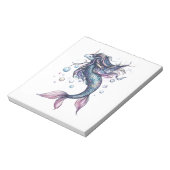 人魚ユニコーンハイブリッド(1) ノートパッド (回転)