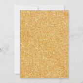 人魚ユニコーン ゴールド プレtty パープル 招待状 (裏面)