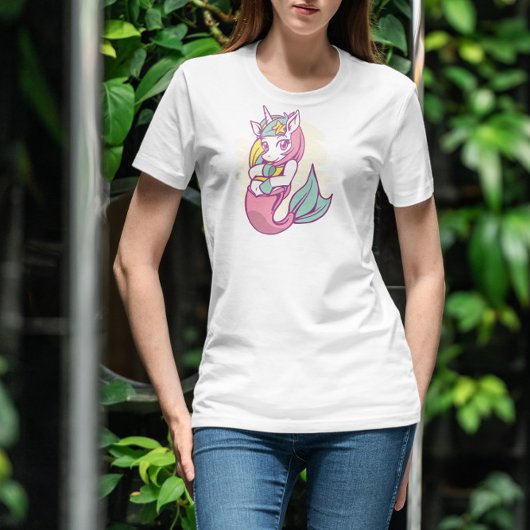 人魚ユニコーン Tシャツ