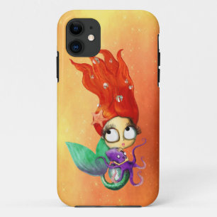 人魚不気味とタコ iPhone 11 ケース