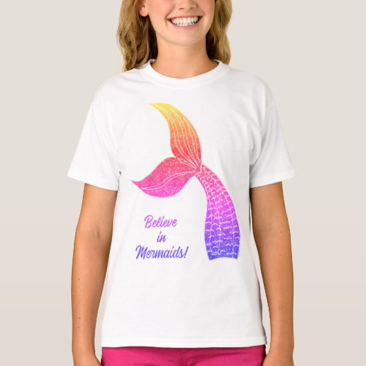 人魚信じの Tシャツ (正面)