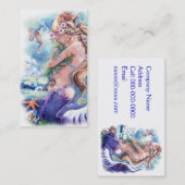 人魚及びドラゴンの名刺 名刺 (正面/裏面)
