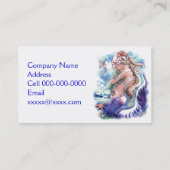 人魚及びドラゴンの名刺 名刺 (裏面)
