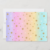 人魚及びユニコーンのプールを囲んでのパーティの写真の招待状 招待状 (裏面)