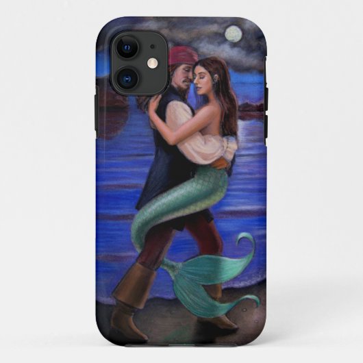 人魚及び海賊愛ファンタジーの芸術のiPhone 5の場合 Case-Mate iPhoneケース (裏面)