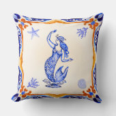 人魚地中海の クッション (正面)