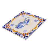 人魚地中海の タイル (側面)