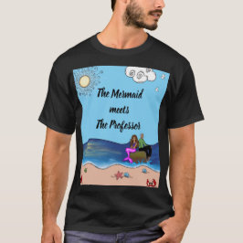 人魚姫と教授のTシャツ Tシャツ