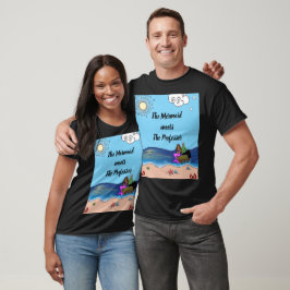 人魚姫と教授のTシャツ Tシャツ