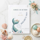 人魚姫と結婚の海のバチェラー・パーティー 招待状
