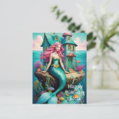 人魚姫のハッピーバースデー ポストカード (スタンド正面)
