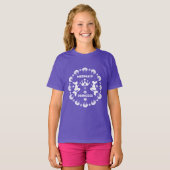 人魚姫の女の子 Tシャツ (正面フル)