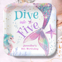 人魚姫の5歳の誕生日おめでとう！
