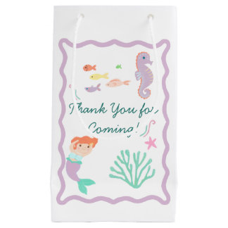 人魚姫ギフトバッグ スモールペーパーバッグ