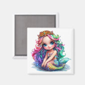 人魚姫マグネット マグネット (正面/裏面)