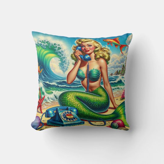 人魚姫 クッション (正面)
