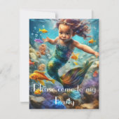人魚姫 招待状 (正面)