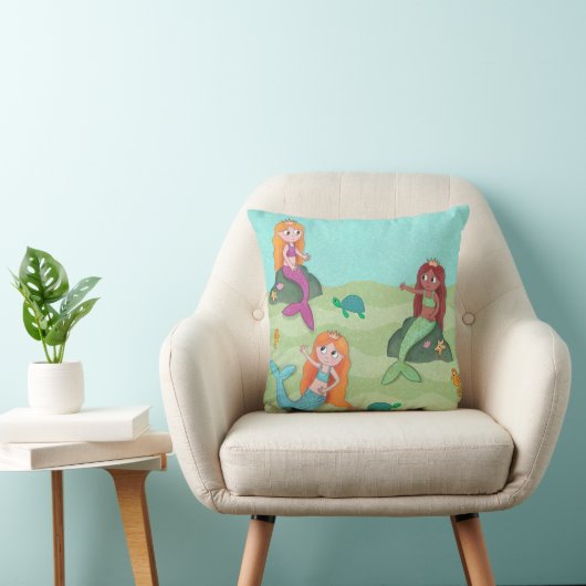 人魚座布団 クッション (椅子)