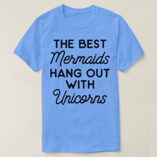 人魚最高のはつるユニックで出て行った Tシャツ (デザイン正面)