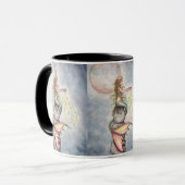 人魚柄マグカップ 星空満天 マグカップ (正面左)