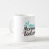 人魚歓迎 コーヒーマグカップ (正面左)